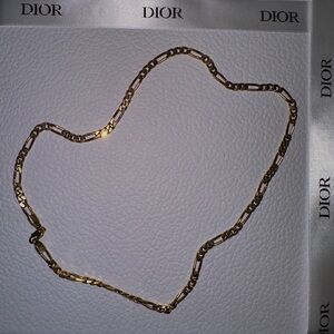 Vintage Luxurious 14K Gold-Tone Necklace - Unisex